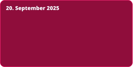 20. September 2025
